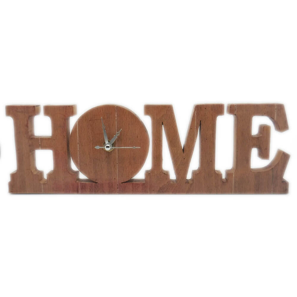 OROLOGIO IN LEGNO DI FAGGIO DA TAVOLO APPOGGIO SCR