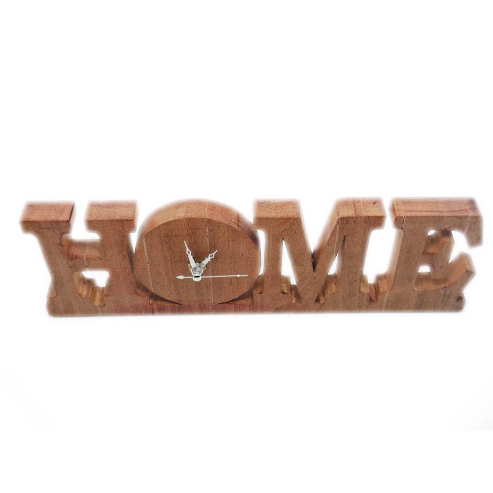 OROLOGIO IN LEGNO DI FAGGIO DA TAVOLO APPOGGIO SCR