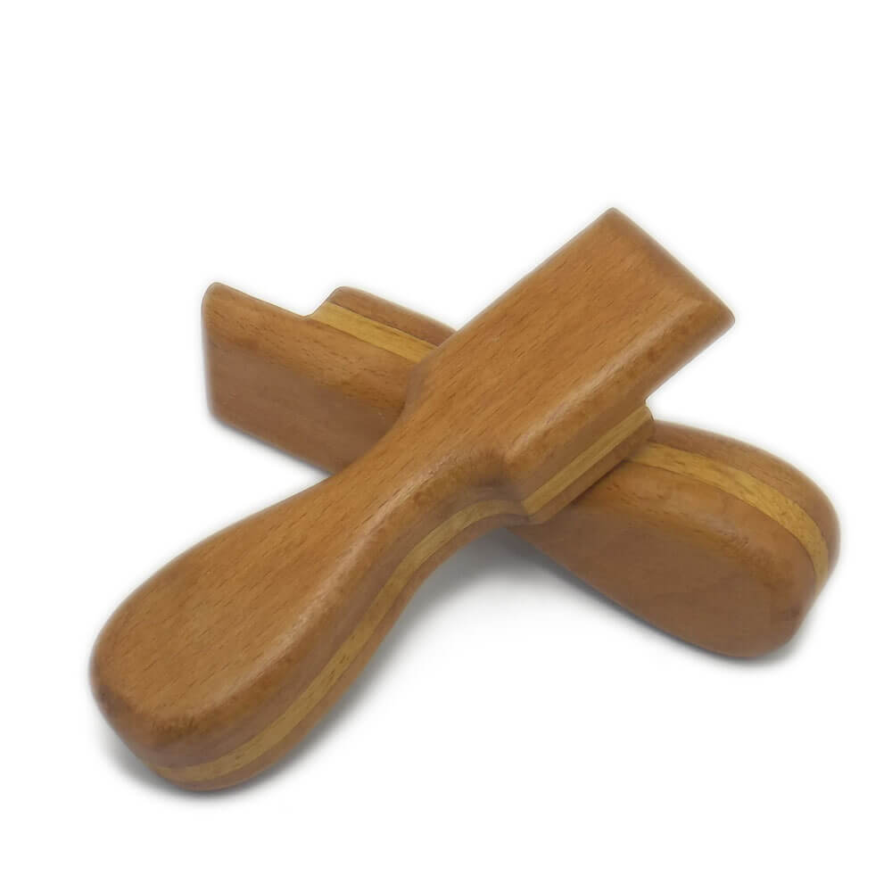 APRI BOTTIGLIA IN LEGNO DI FAGGIO E OIKOS CON CALA