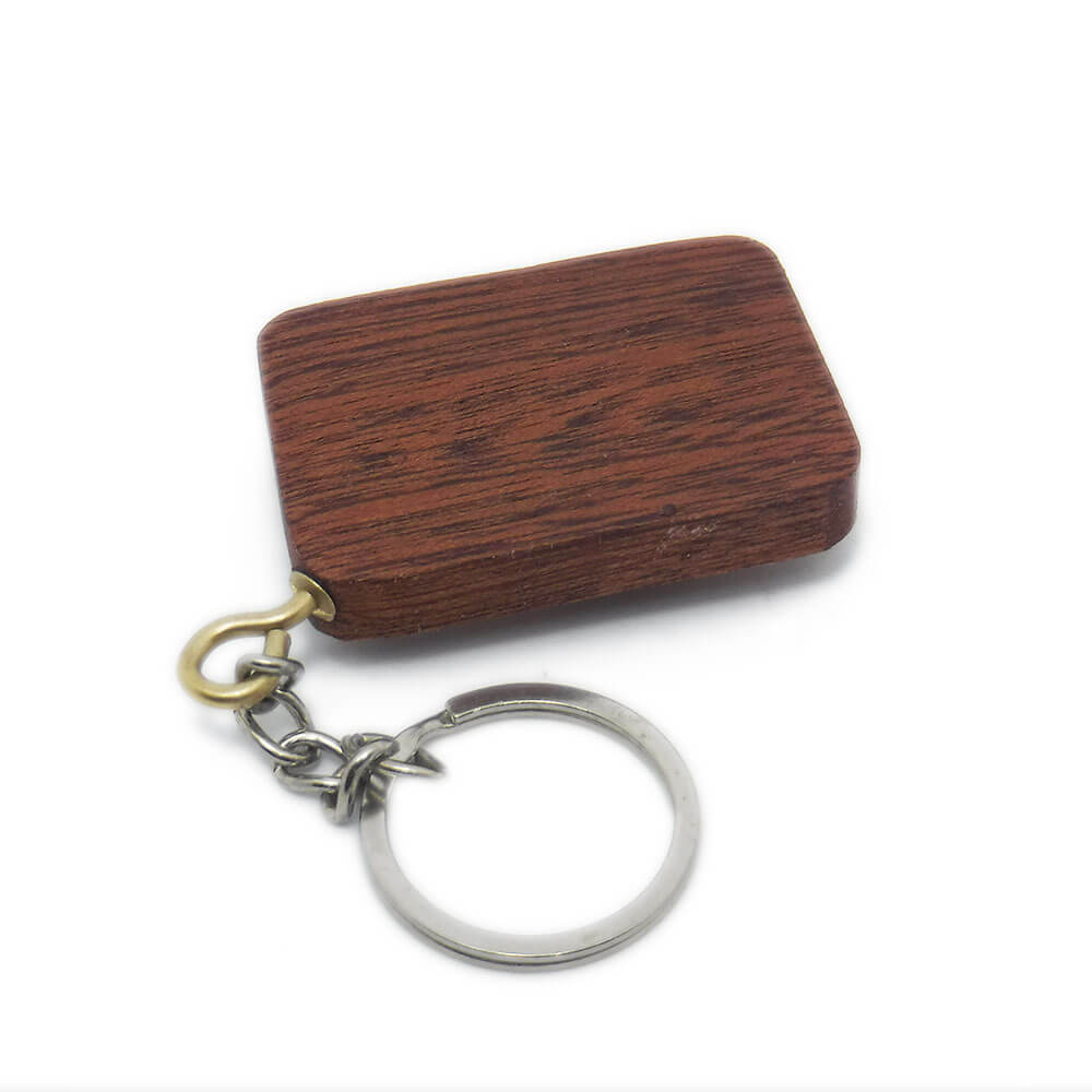 PORTACHIAVI LETTERA INIZIALE IN LEGNO DI MOGANO